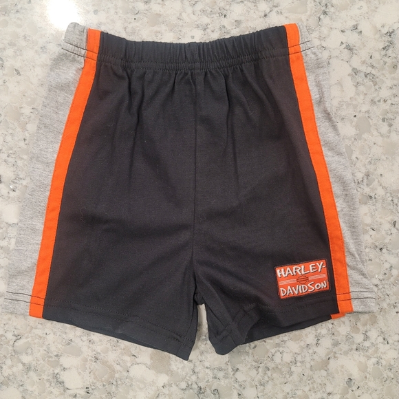 NWT Harley-Davidson Teddybear Kid's Onesie Tee & Short Set - Picture 5 of 7